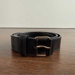 Givenchy Black Leather Belt
